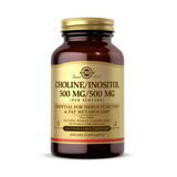 Solgar, Choline/Inositol, 100 Vegetable Capsules