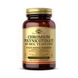 Solgar, Chromium Polynicotinate, 200 Mcg, 100 Vegetable Capsules