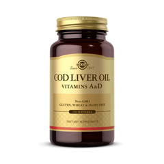 Solgar, Cod Liver Oil, Vitamins A & D, 250 Softgels