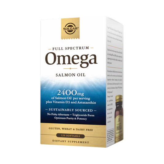 Solgar, Full Spectrum Omega Salmon Oil, 120 Softgels