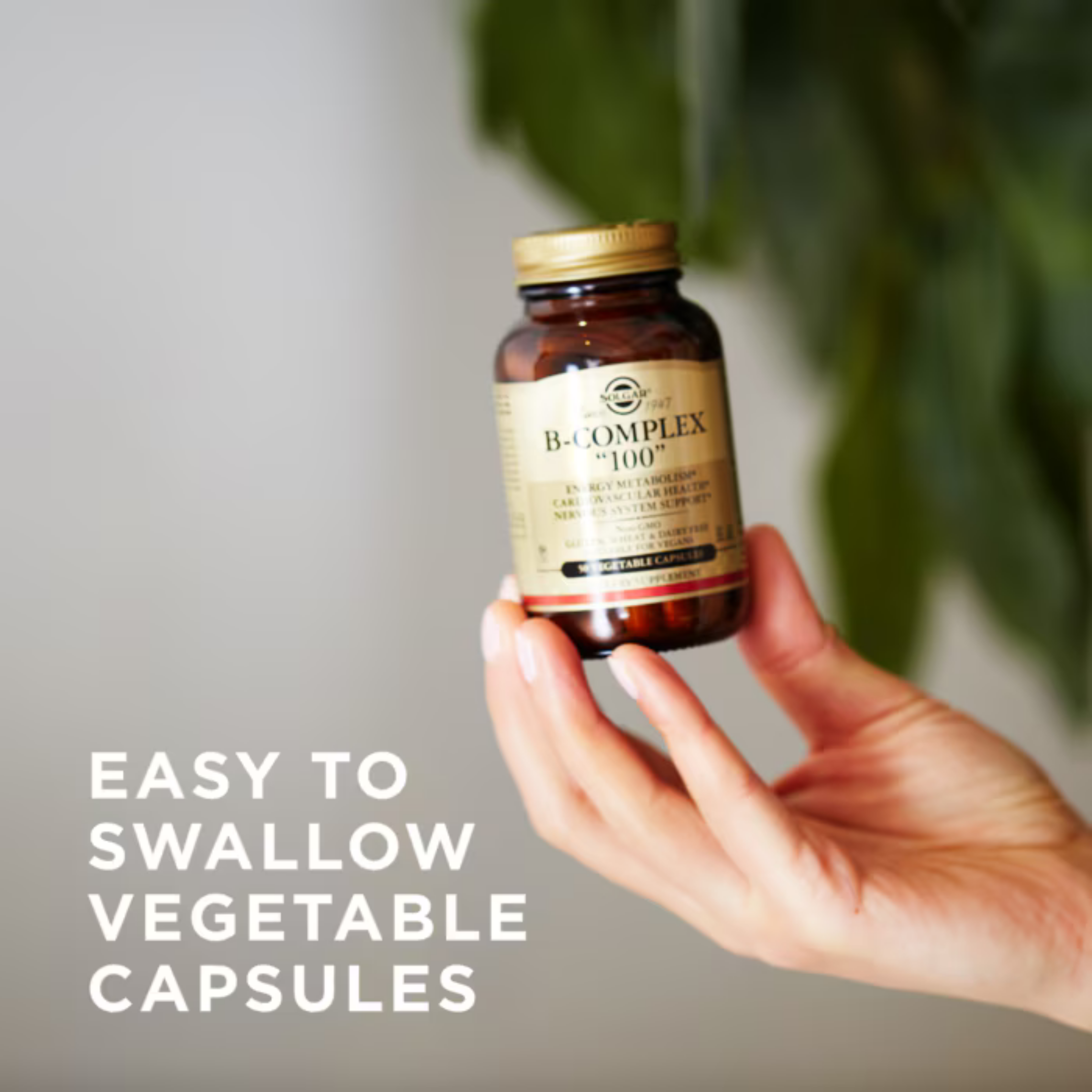 Solgar, B Complex "100", 50 Vegetable Capsules