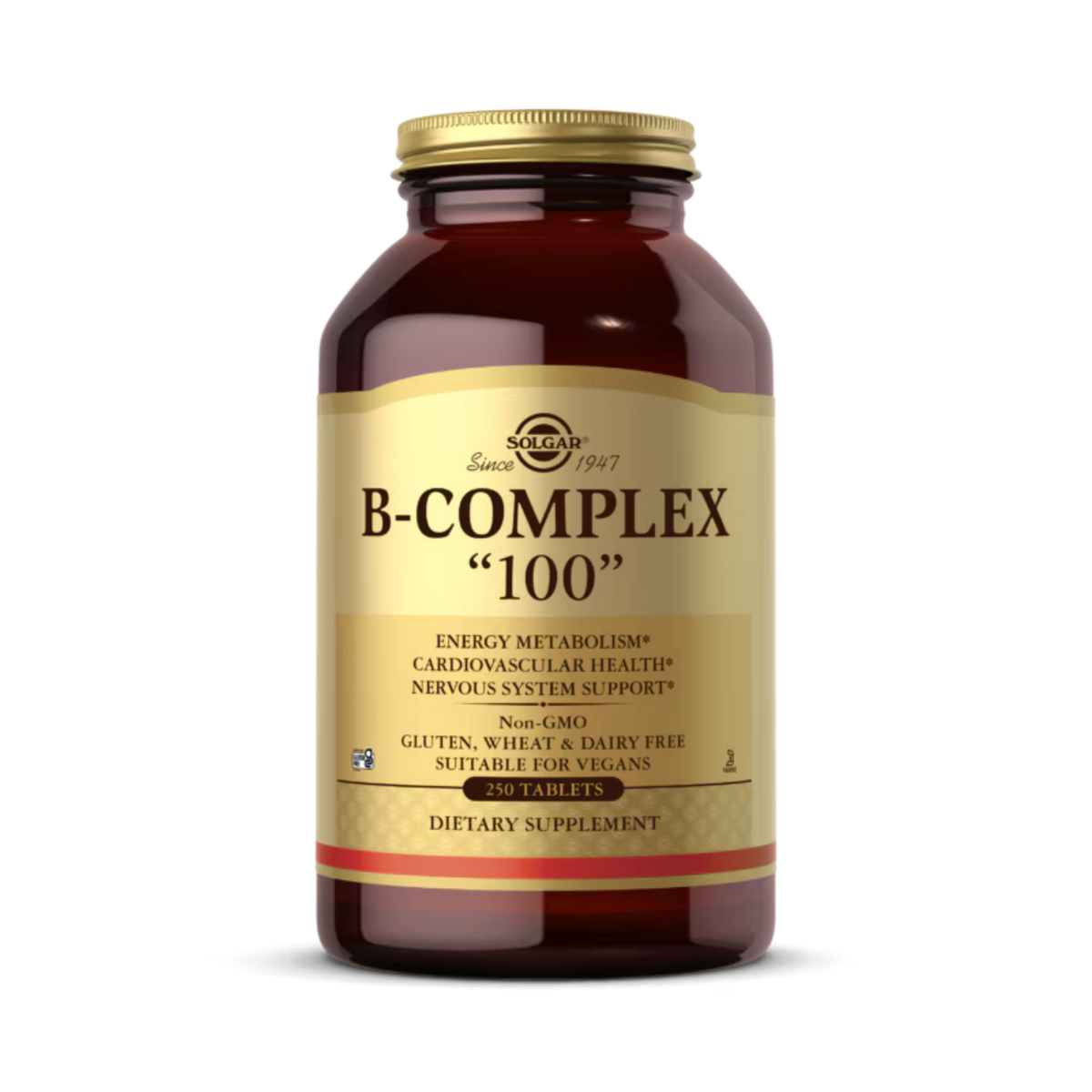 Solgar, B Complex "100", 250 Vegetable Capsules