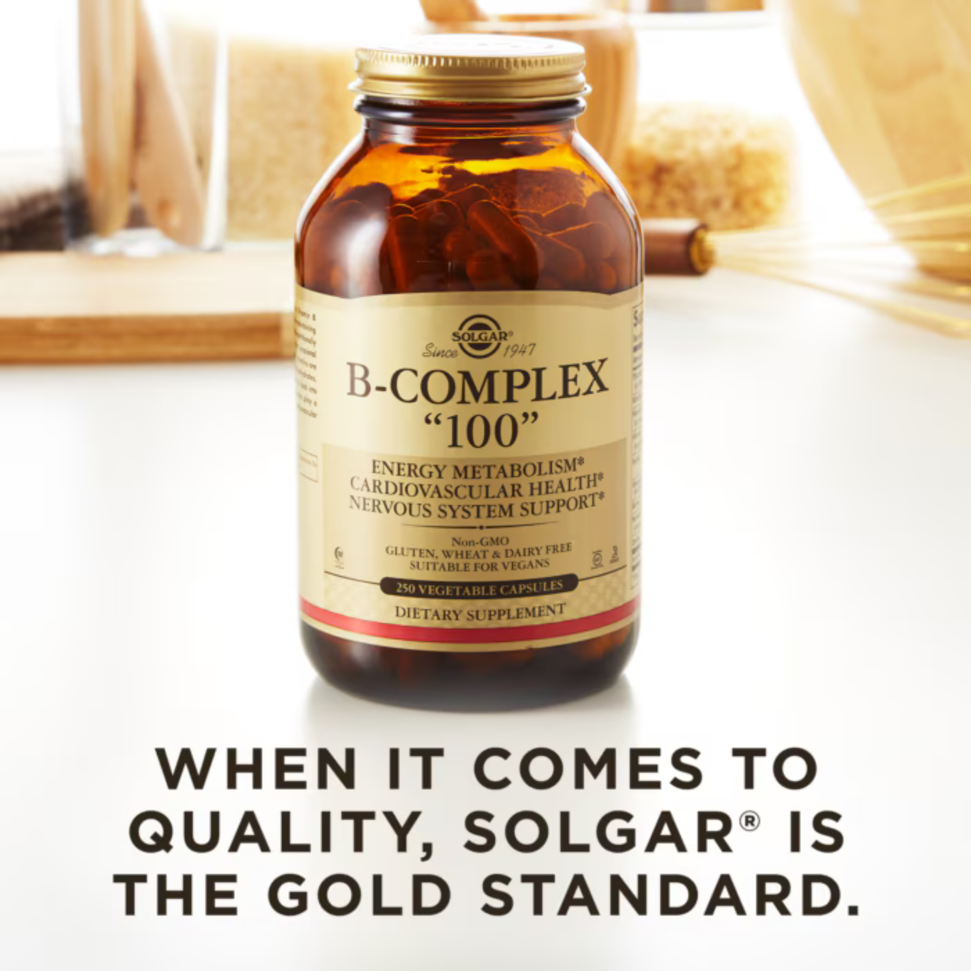 Solgar, B Complex "100", 250 Vegetable Capsules