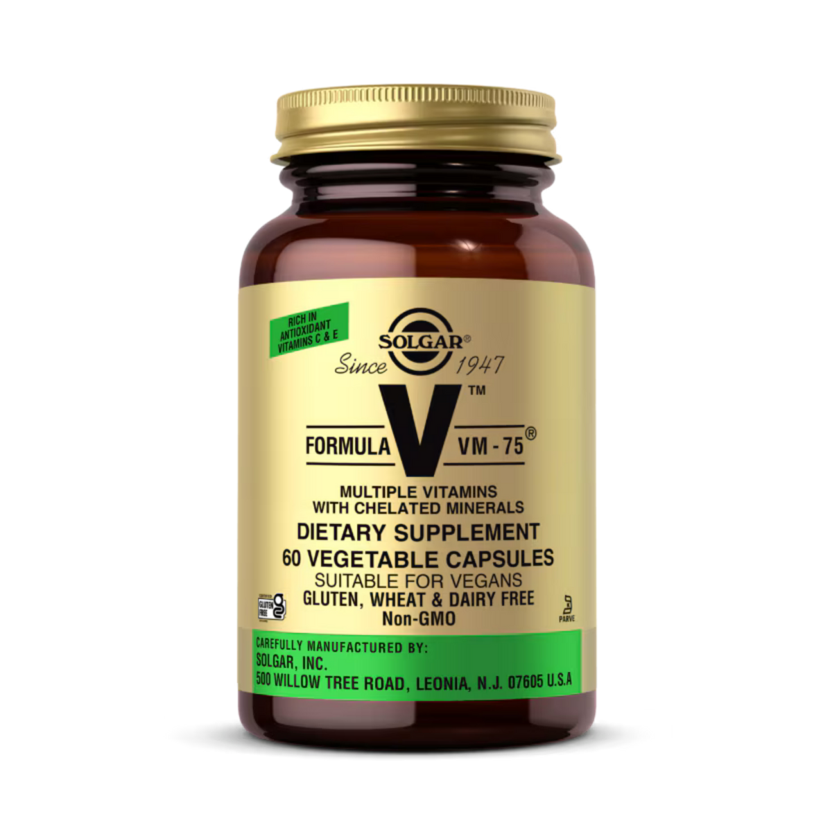 Solgar, Formula VM-75, 60 Vegetable Capsules