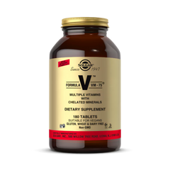 Solgar, Formula V, VM-75, Multiple Vitamins with Chelated Minerals, 180 Tablets