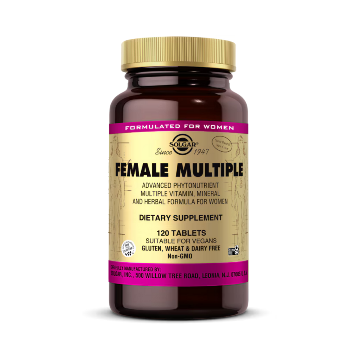 Solgar, Female Multiple, 120 Tablets