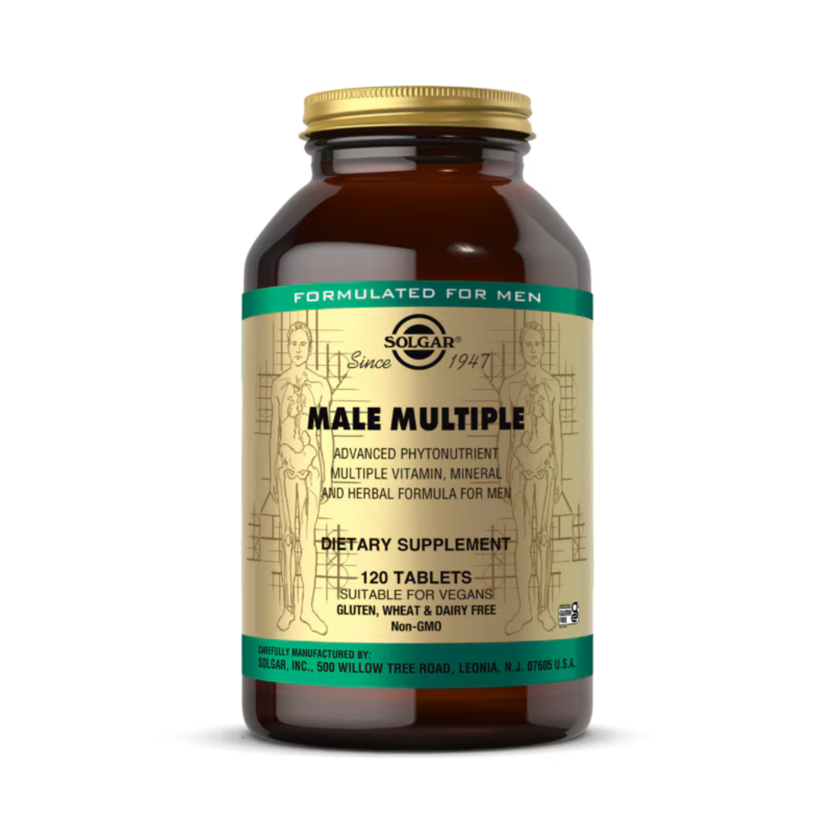 Solgar, Male Multiple, 120 Tablets