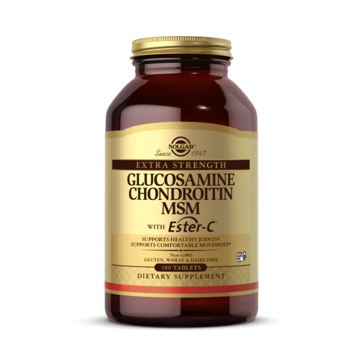 Solgar, Glucosamine Chondroitin MSM with Ester C, 180 Tablets