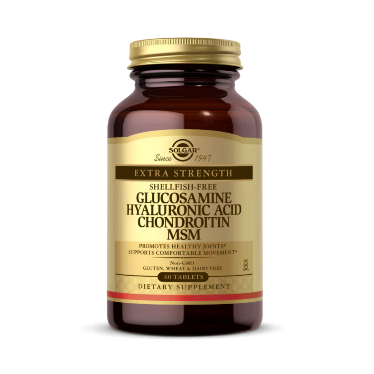 Solgar, Glucosamine Hyaluronic Acid Chondroitin MSM, Extra Strength, 60 Tablets
