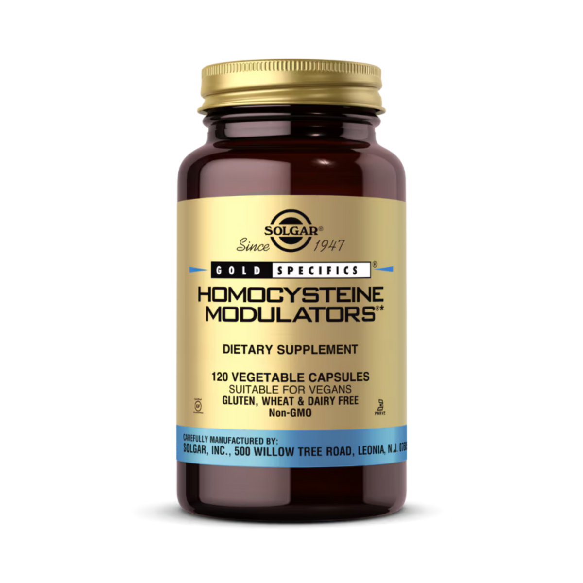 Solgar, Gold Specifics, Homocysteine Modulators, 120 Vegetable Capsules