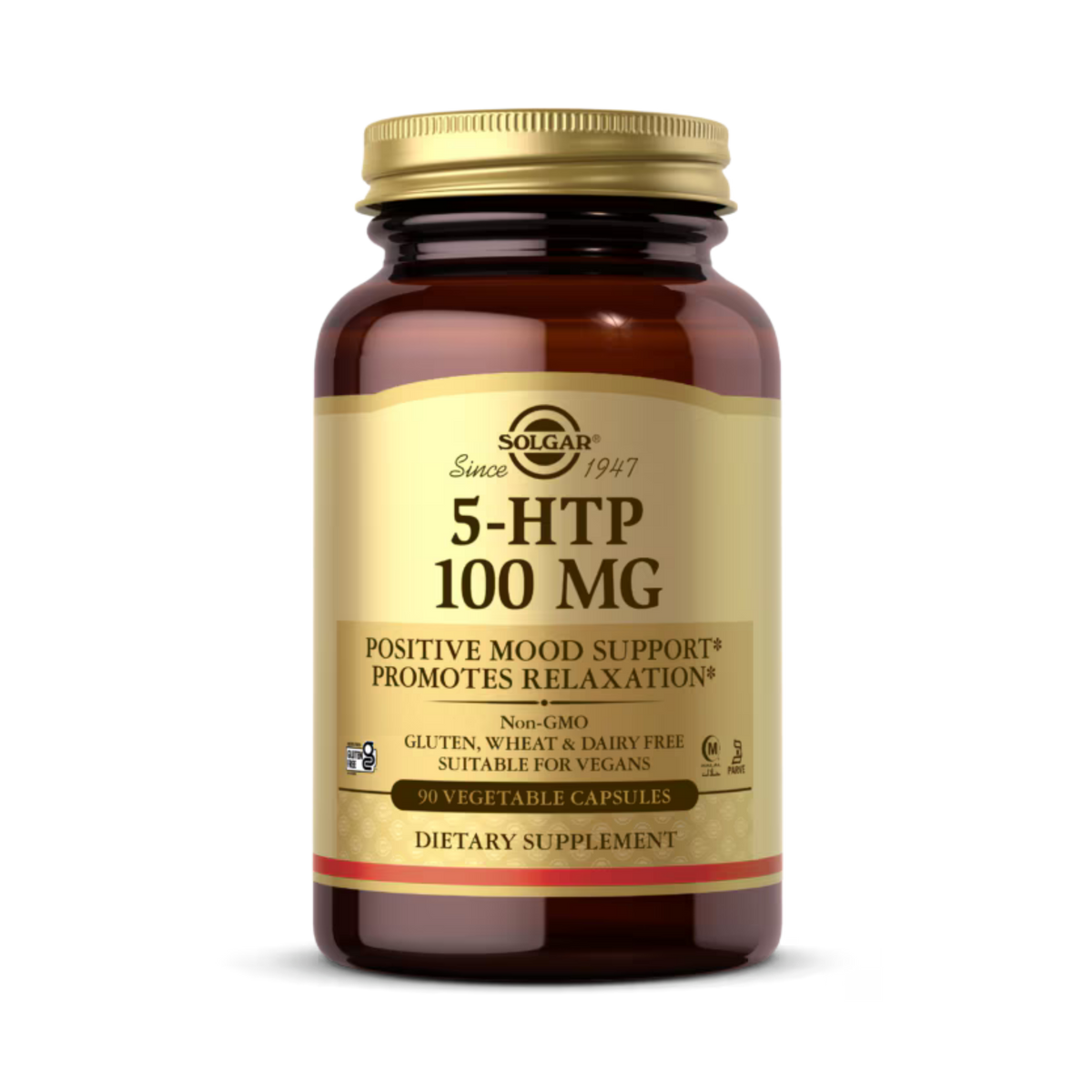 Solgar, 5-HTP, 100 Mg, 90 Vegetable Capsules