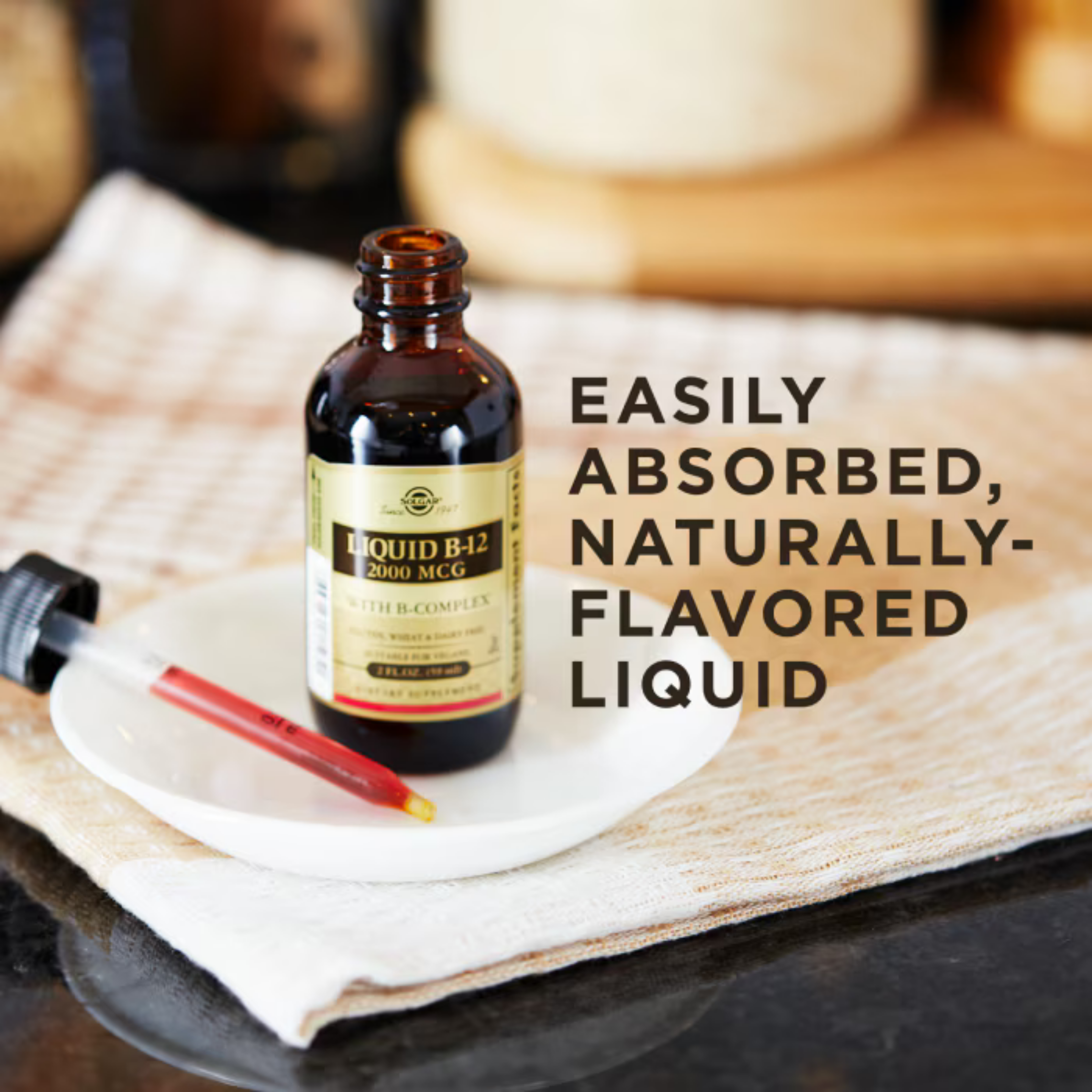 Solgar, Liquid B-12, Sublingual, 2,000 Mcg, 2 Fl Oz