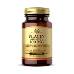 Solgar, Niacin (Vitamin B3), 100 Mg, 100 Tablets