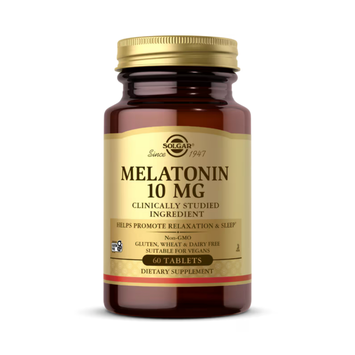 Solgar, Melatonin, 10 Mg, 60 Tablets