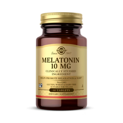 Solgar, Melatonin, 10 Mg, 60 Tablets