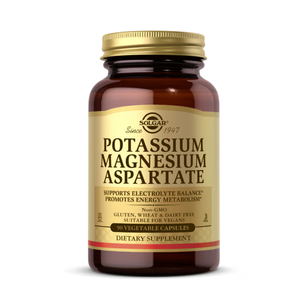 Solgar, Potassium Magnesium Aspartate, 90 Vegetable Capsules