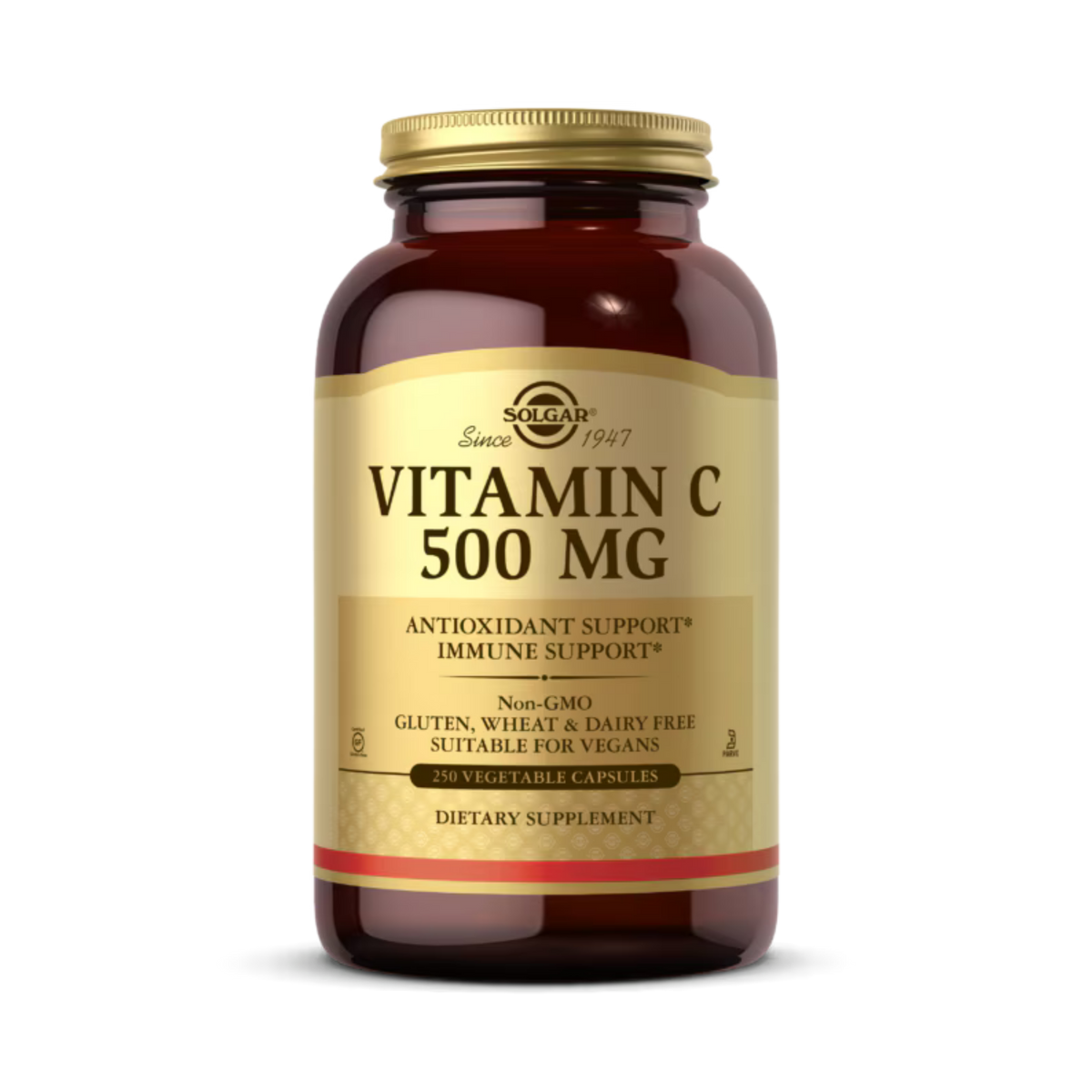 Solgar, Vitamin C, 500 Mg, 250 Vegetable Capsules