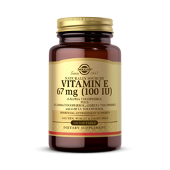 Solgar, Naturally Sourced Vitamin E, 67 Mg (100 IU), 100 Softgels