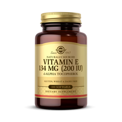 Solgar, Natural Source Vitamin E, 134 Mg (200 IU), 100 Softgels
