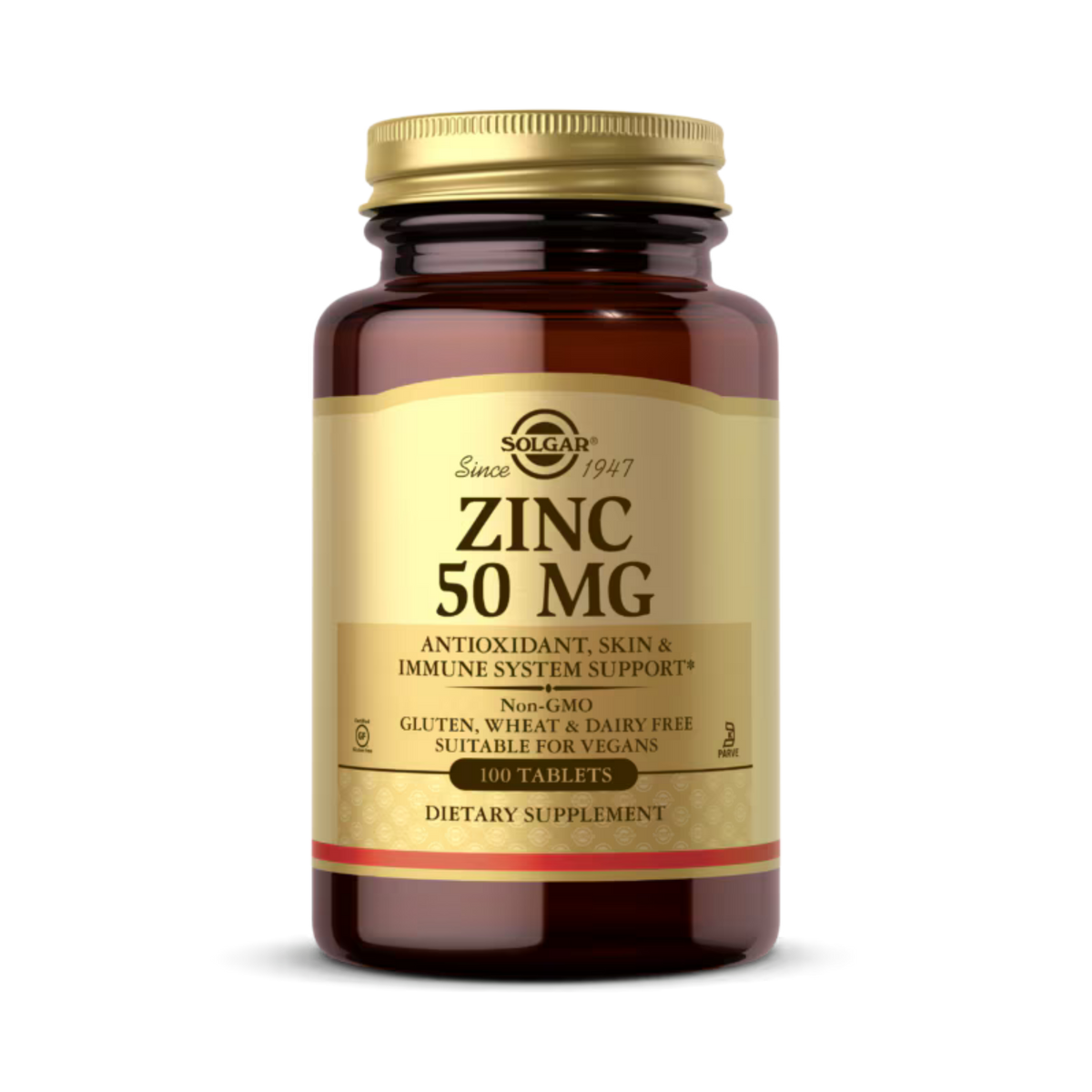 Solgar, Zinc, 50 Mg, 100 Tablets