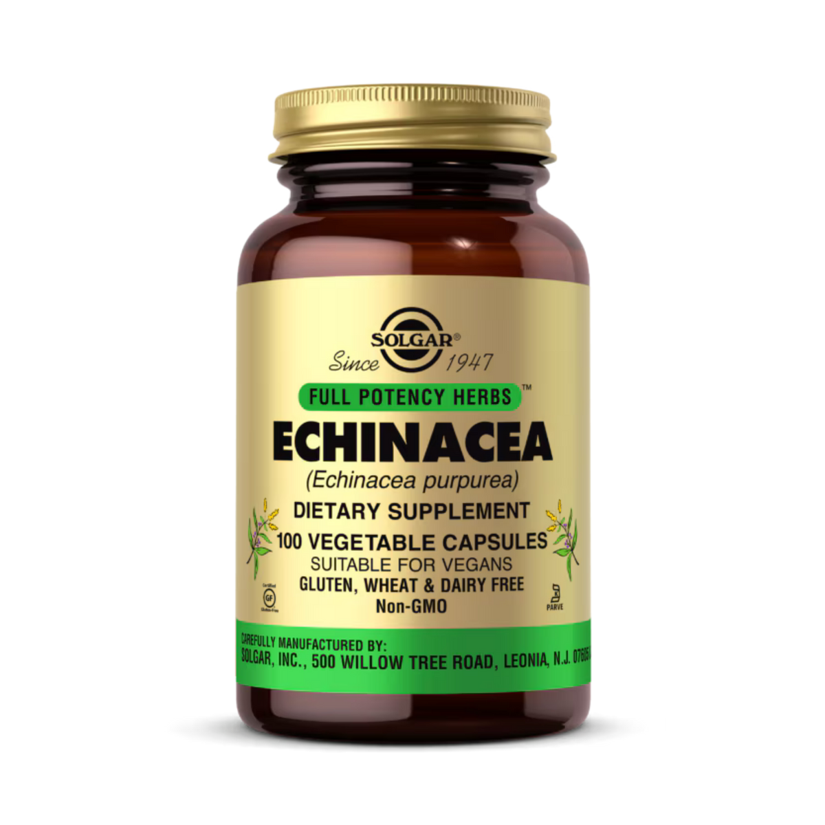 Solgar, FP Echinacea, 100 Vegetable Capsules
