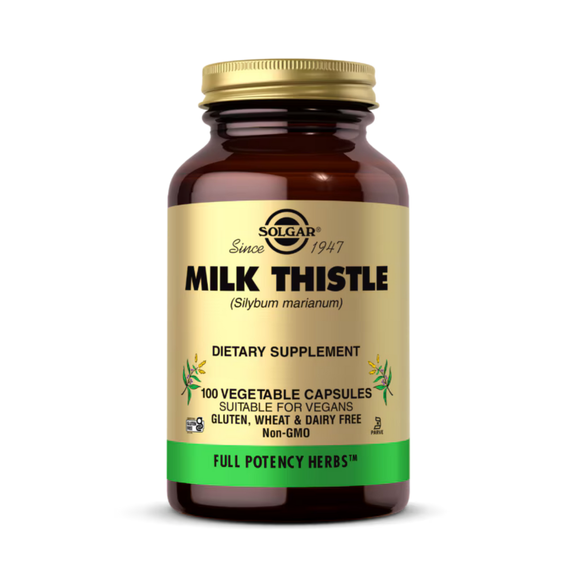 Solgar, FP Milk Thistle, 100 Vegetable Capsules