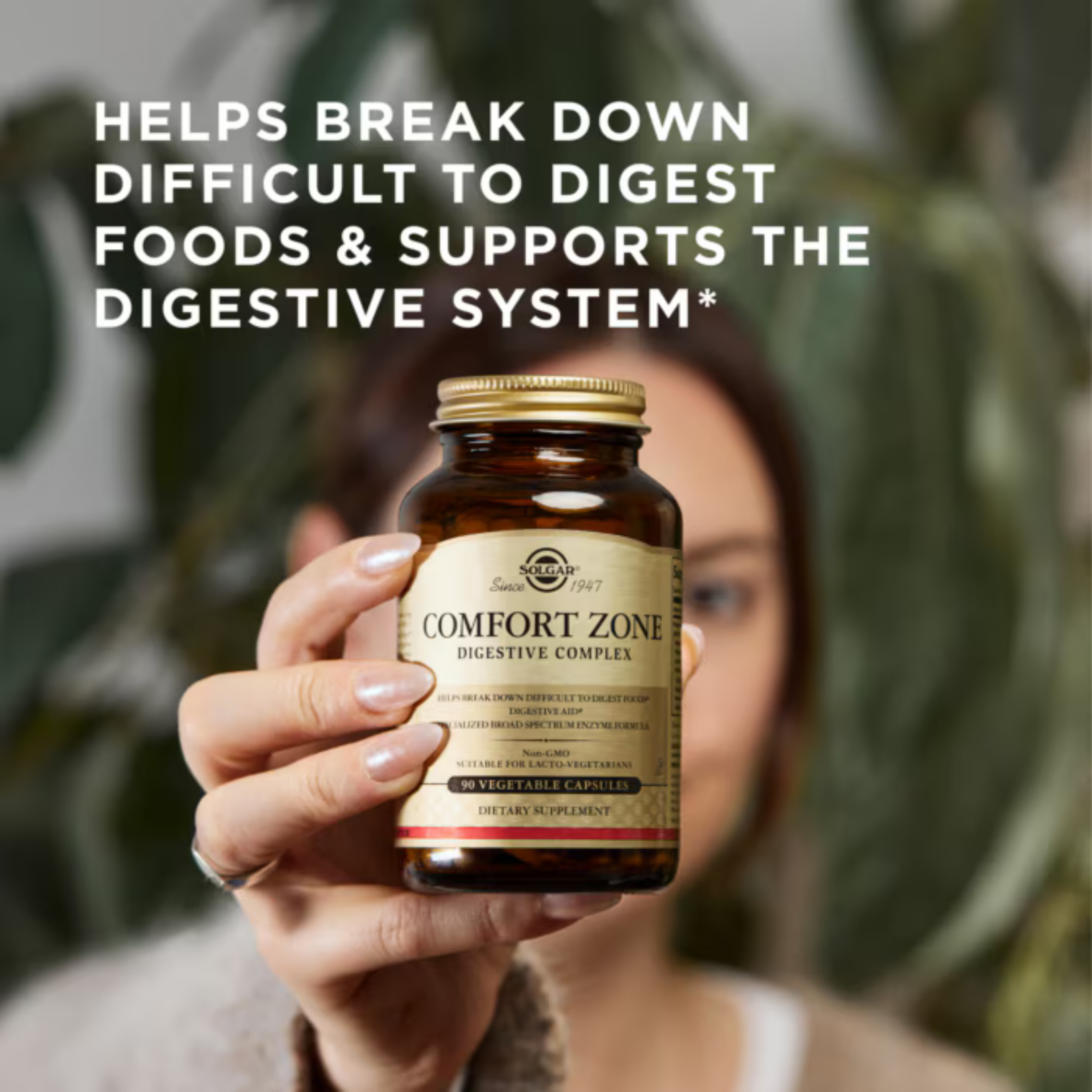 Solgar, Comfort Zone Digestive Complex, 90 Vegetable Capsules