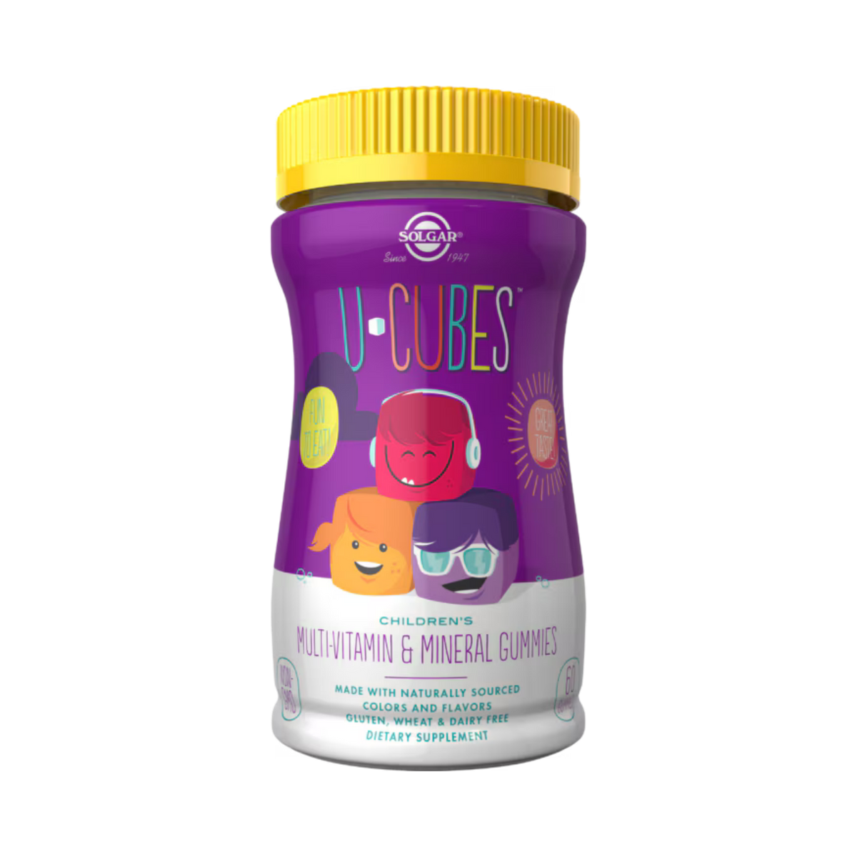 Solgar, U-Cubes Children’s Multi-Vitamin & Mineral, 60 Gummies