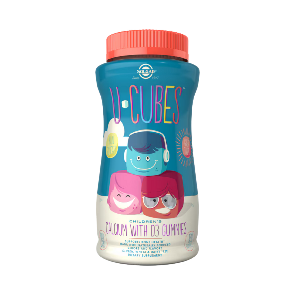 Solgar, U-Cubes Children’s Calcium with D3, 120 Gummies