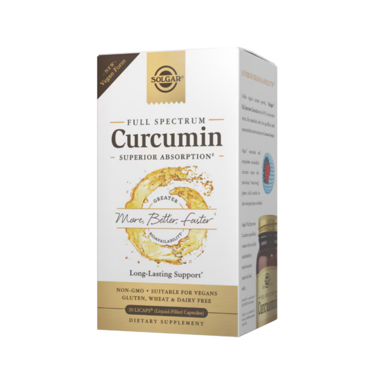 Solgar, Full Spectrum Curcumin, 30 Liquid Filled Capsules