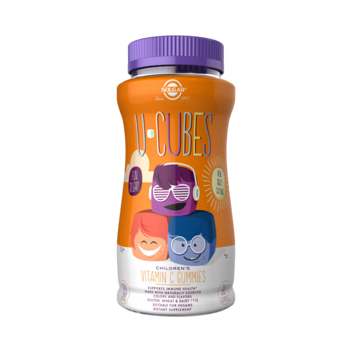 Solgar, U-Cubes Children’s Vitamin C, 90 Gummies