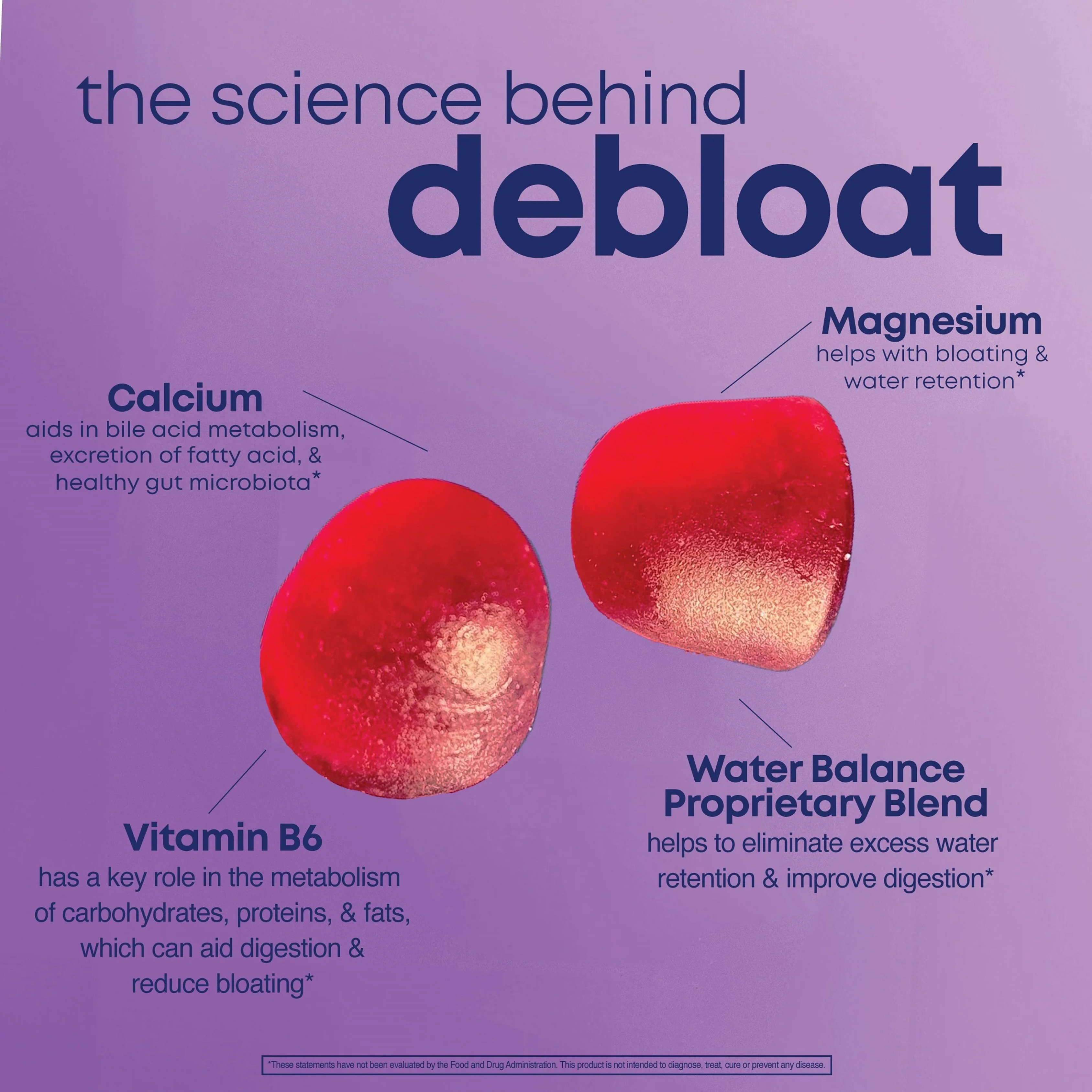 Her Own, Debloat Slimming Gummies, Citrus Punch, 60 Gummies