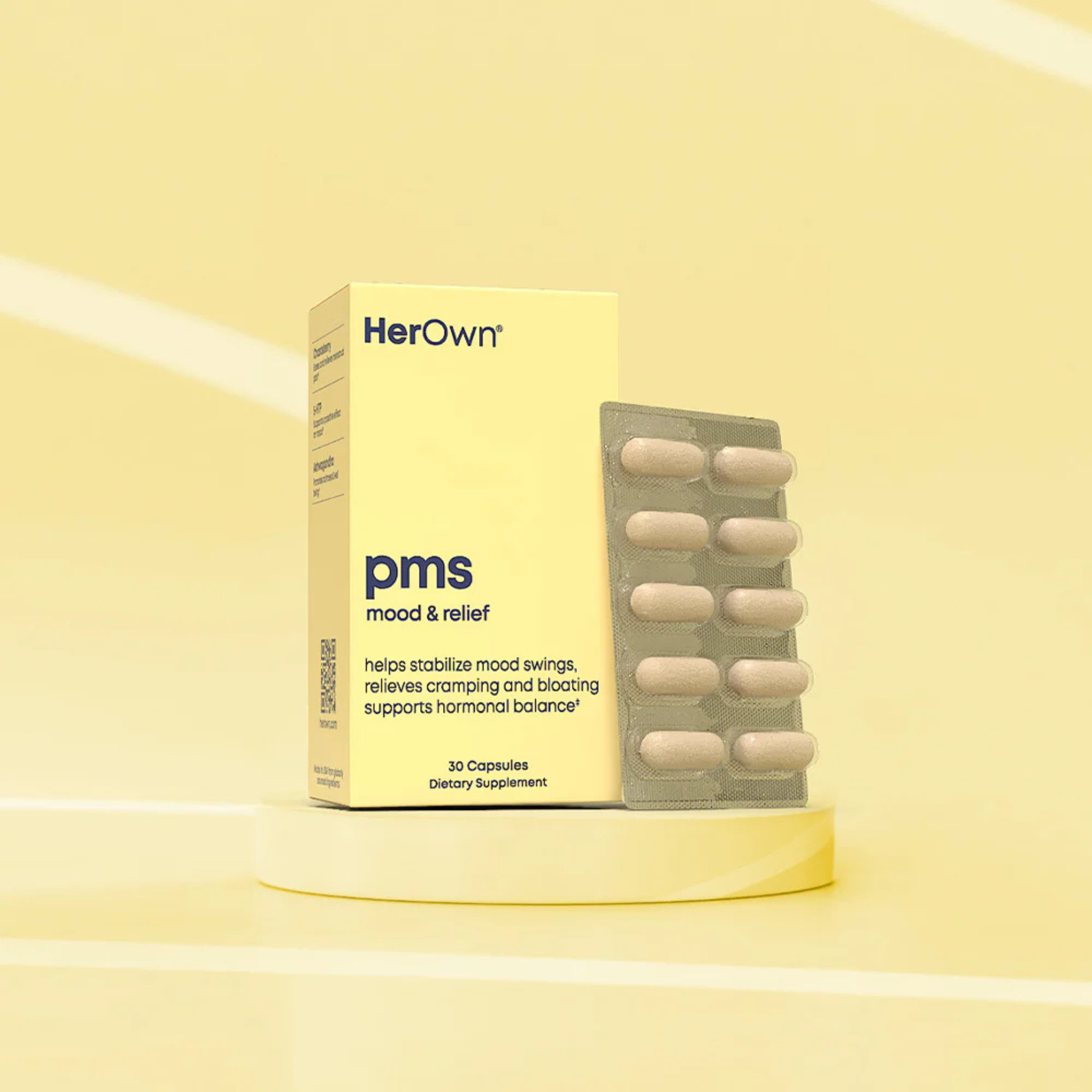 Her Own, PMS, Mood & Relief, 30 Capsules