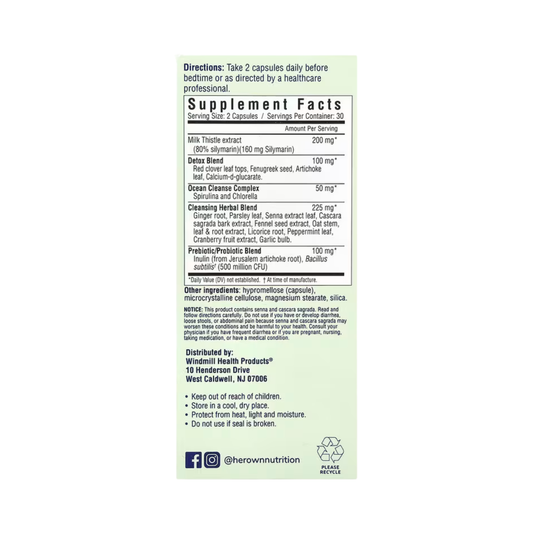 Her Own, Cleanse, 60 Capsules