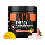 Animal, Energy Chews, Fast Acting Energy with Caffeine, Mango, 120 Chewable Tablets
