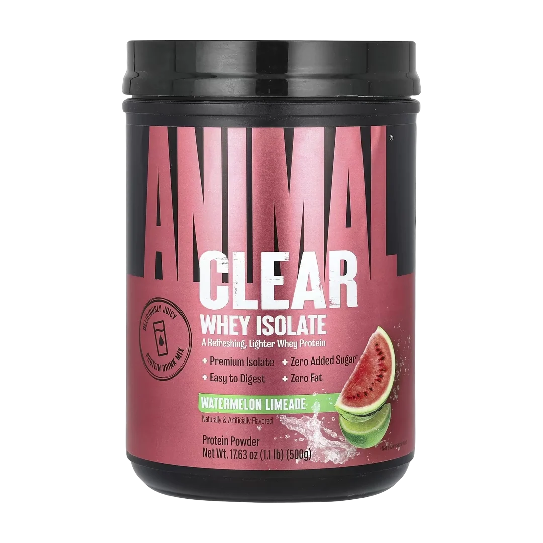 Animal, Clear Whey Isolate, Watermelon Limeade, 1.1 lb (500 g)