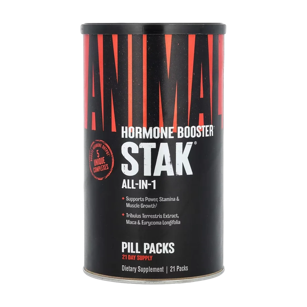 Animal, Stak, Hormone Booster, All-In-1 Pill Packs, 21 Packs