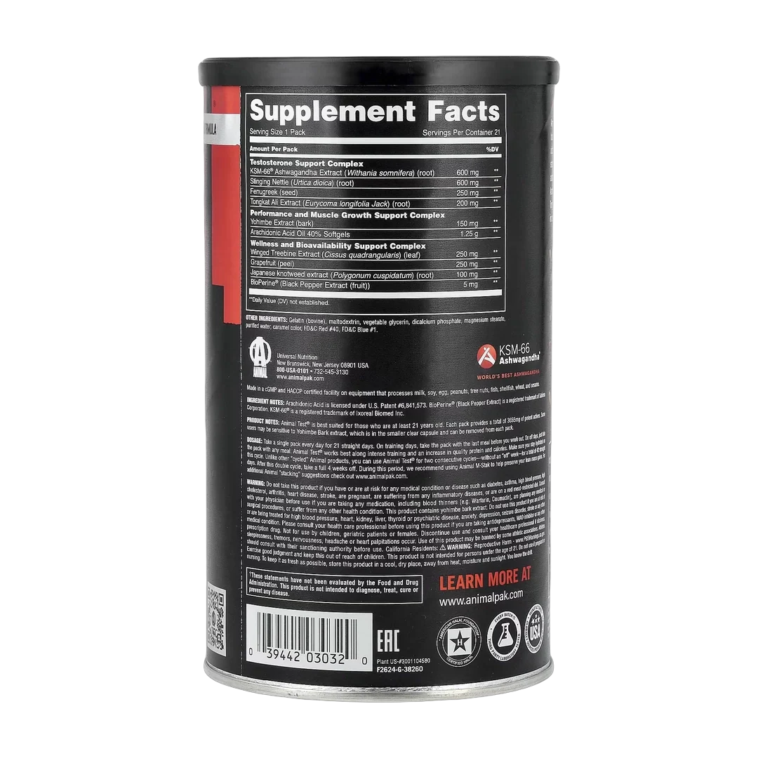 Animal, Advanced Test®, 21 Packs