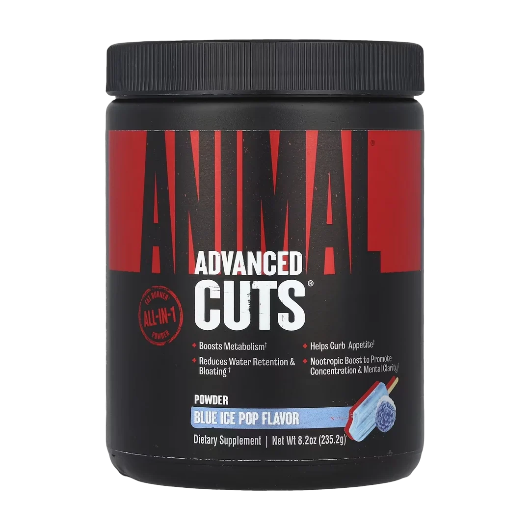 Animal, Advanced Cuts® Powder, Blue Ice Pop, 8.2 oz (235.2 g)