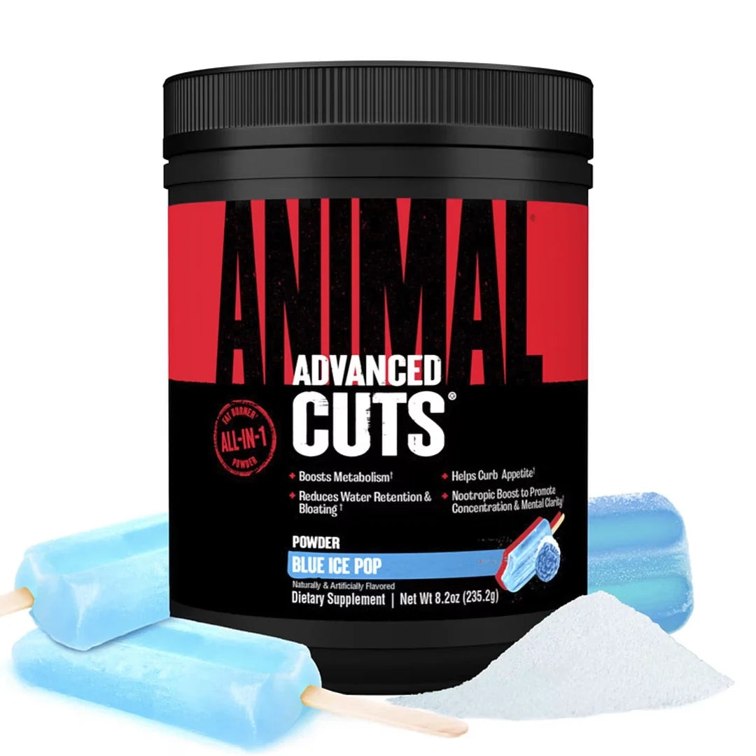 Animal, Advanced Cuts® Powder, Blue Ice Pop, 8.2 oz (235.2 g)