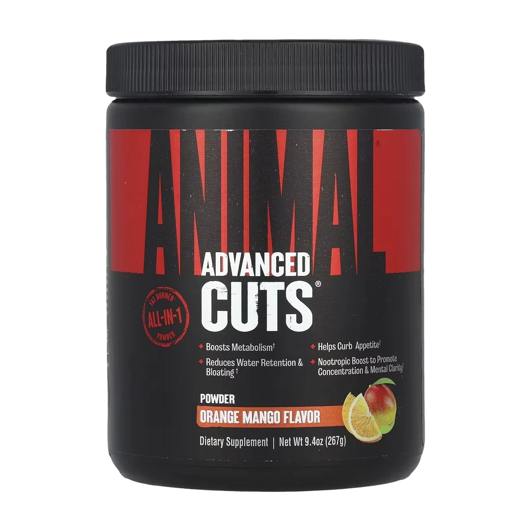 Animal, Advanced Cuts® Powder, Orange Mango, 9.4 oz (267 g)