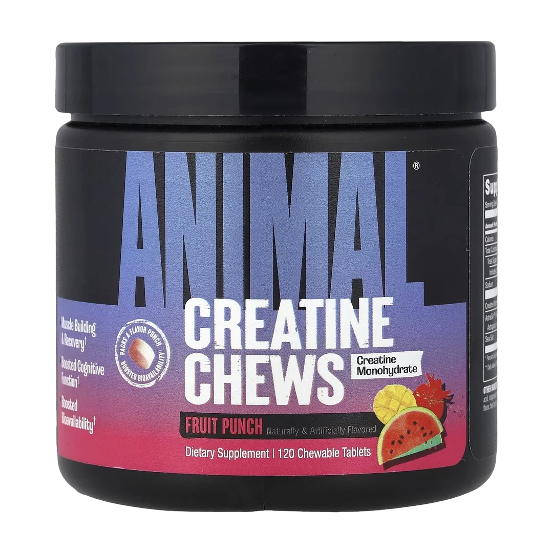 Animal, Creatine Chews, Fruit Punch, 120 Chewable Tablets