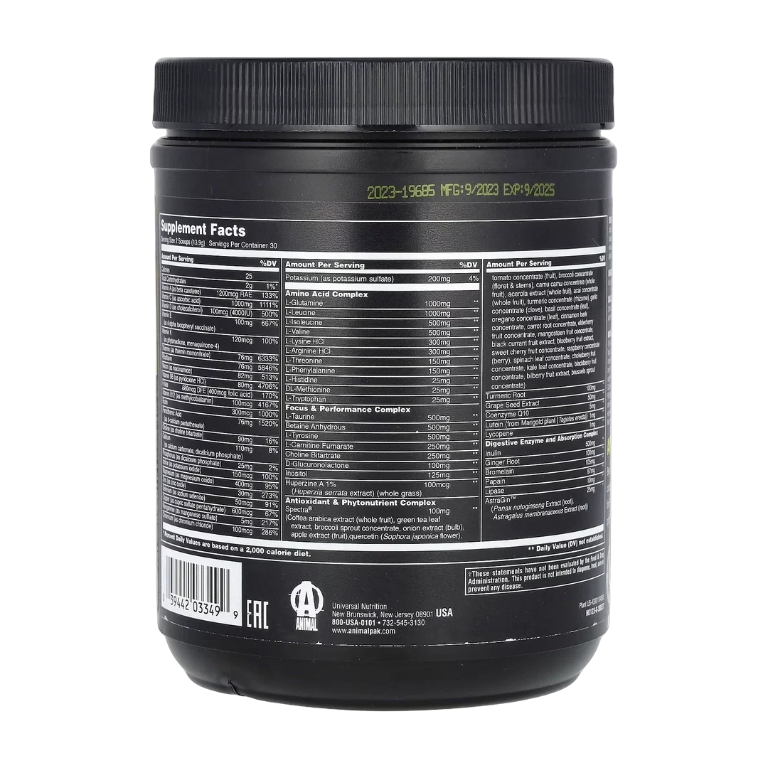 Animal, Pak®, Ultimate Foundation, Fruit Punch, 14.7 oz (417 g)