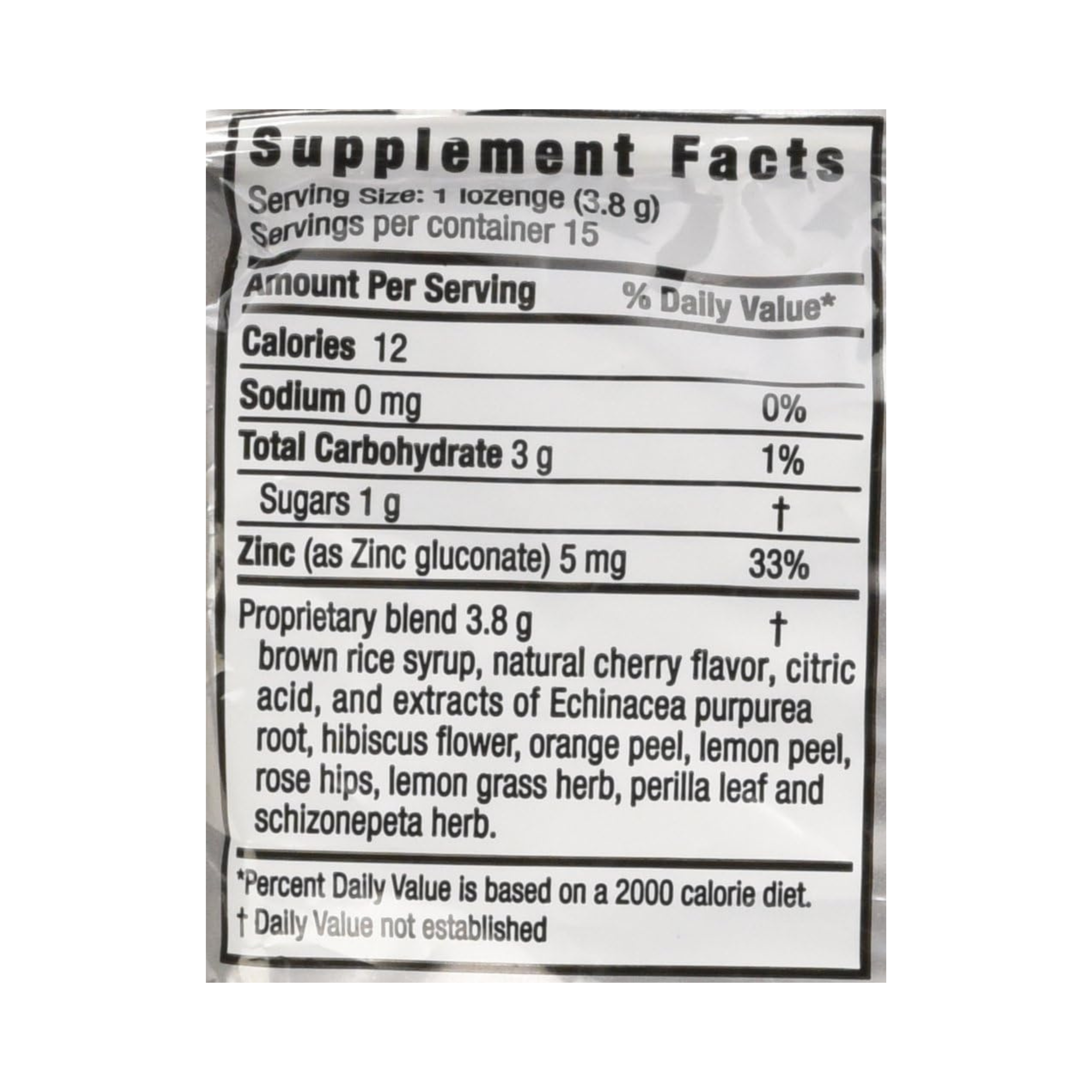 Zand, Herbalozenge, Echinacea Zinc, Very Cherry, 15 Lozenges