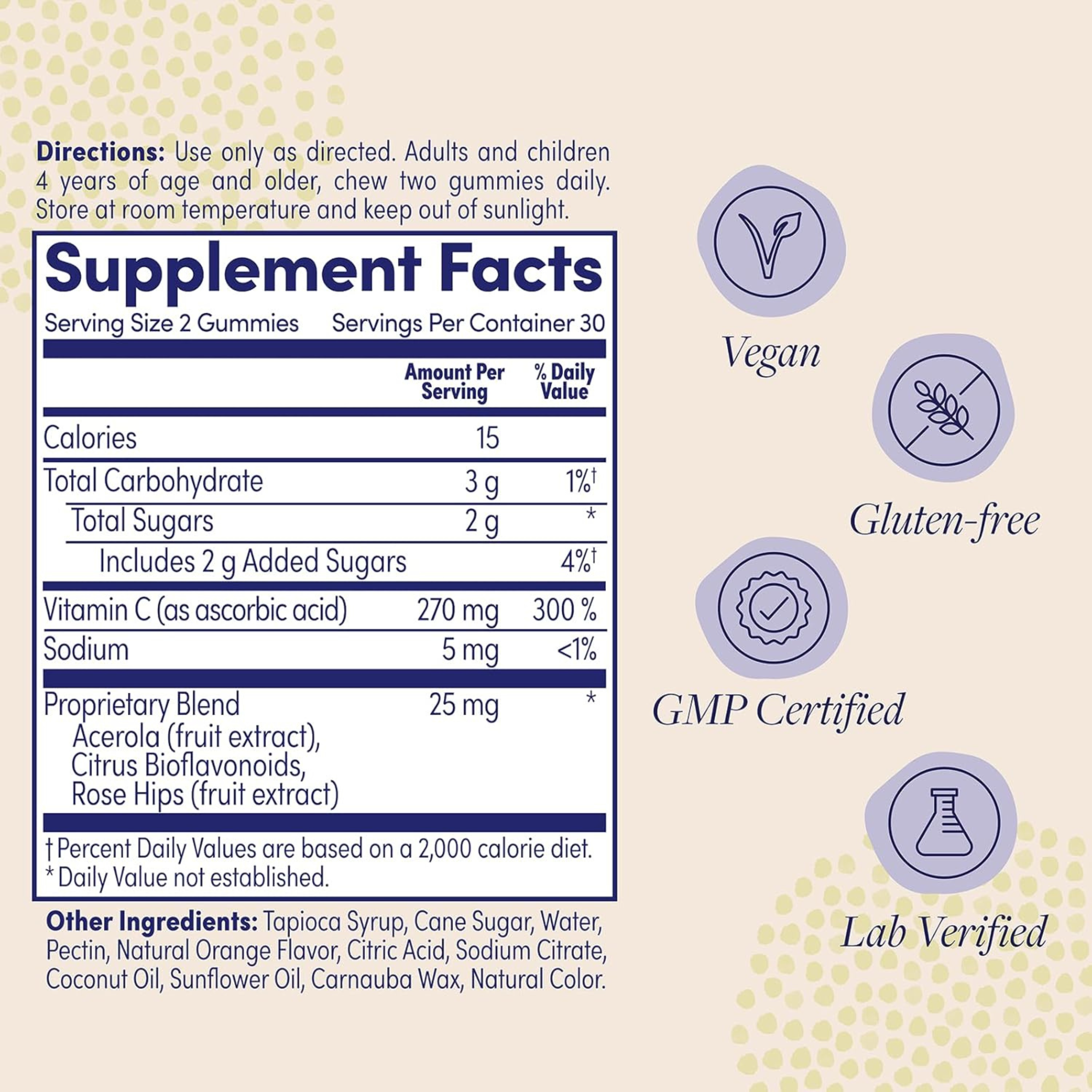 Zand, Immunity, Orange Vitamin C, 60 Gummies