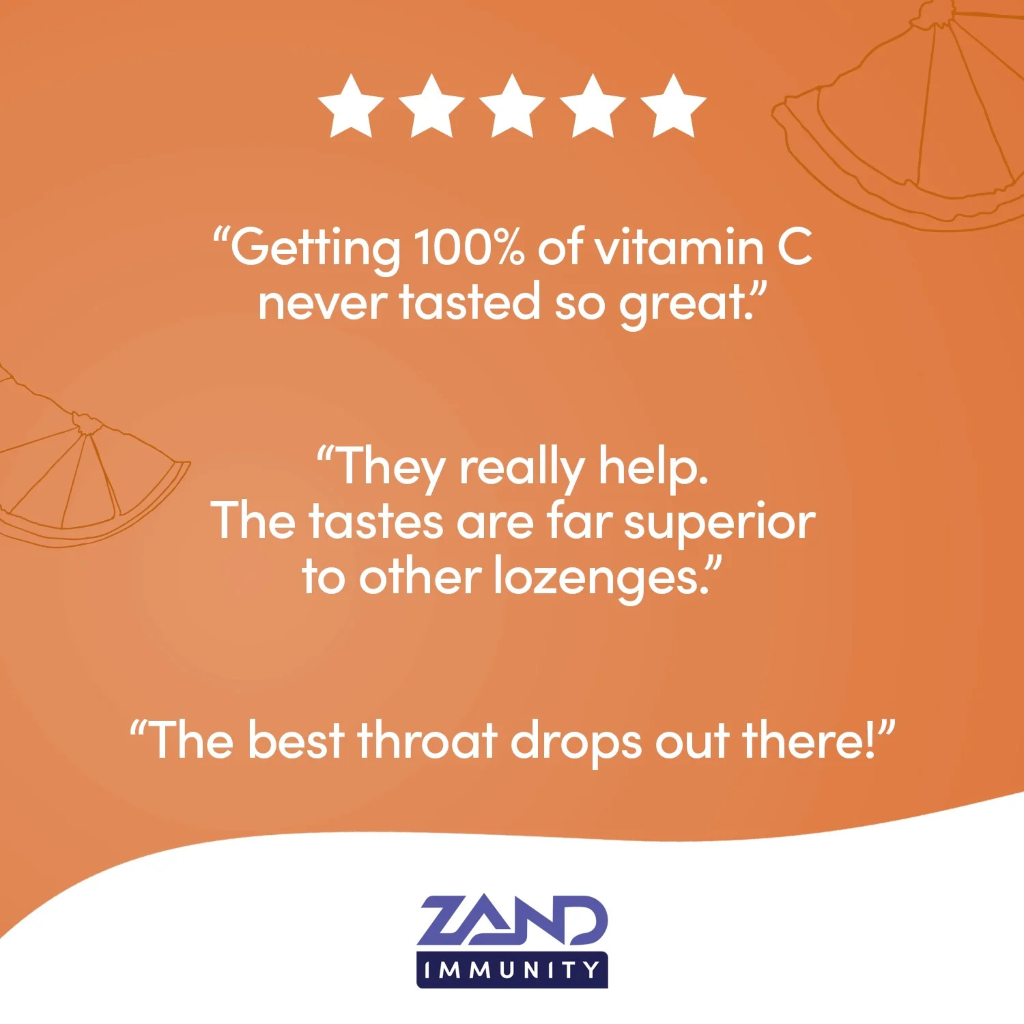 Zand, Immunity, HerbaLozenge Orange C, 80 Lozenges