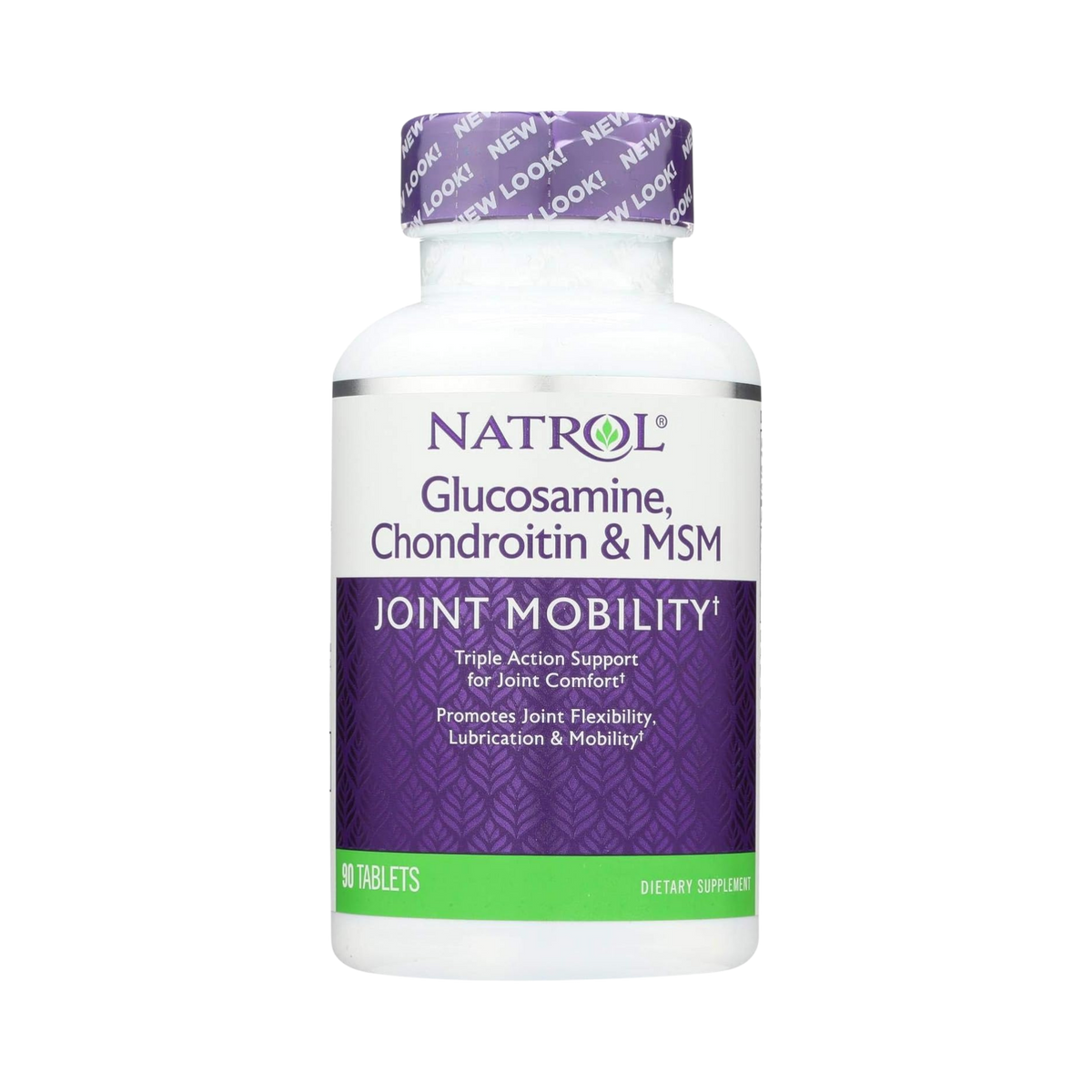 Natrol, Glucosamine, Chondroitin & MSM, 90 Tablets