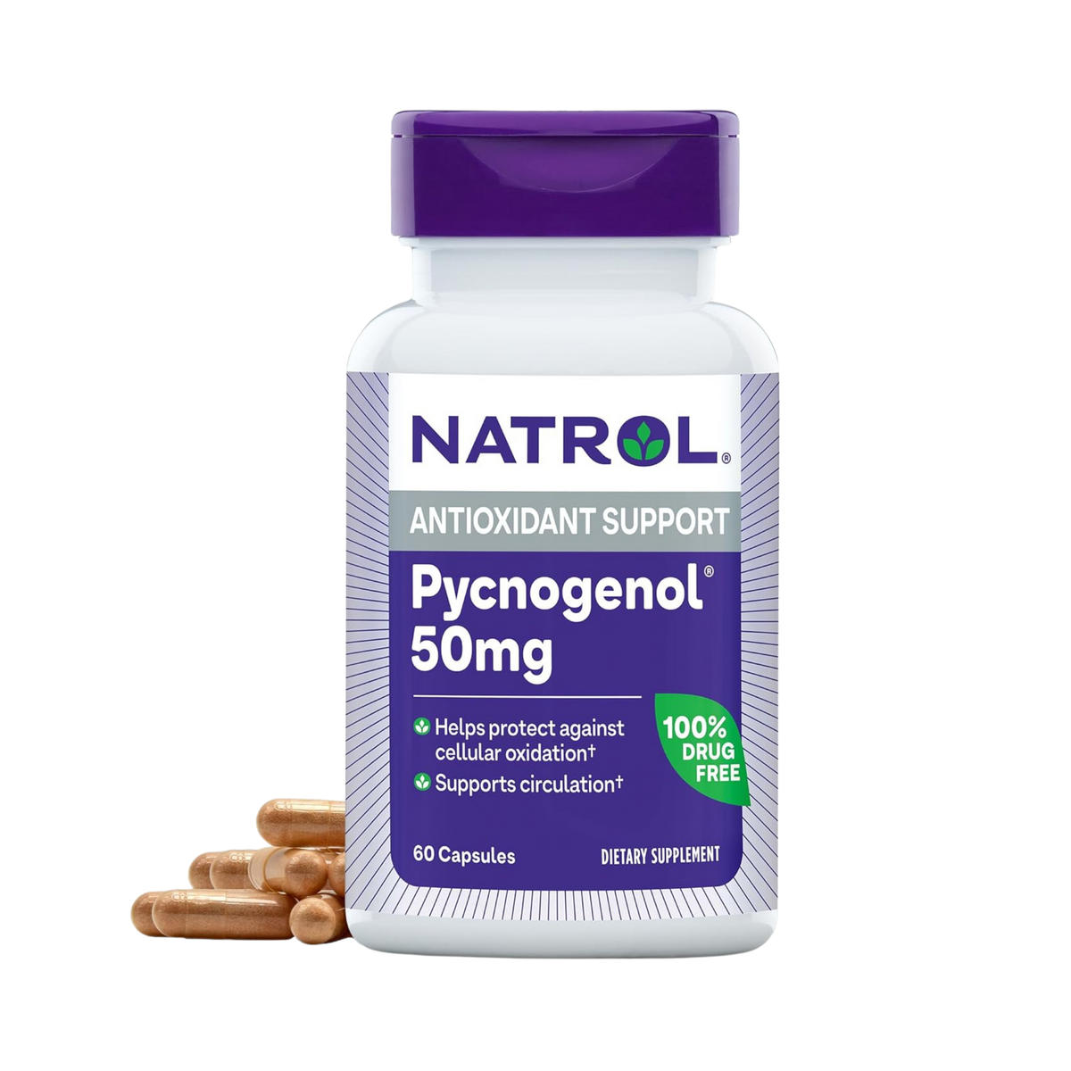 Natrol,  Pycnogenol 50mg, 60 Capsules