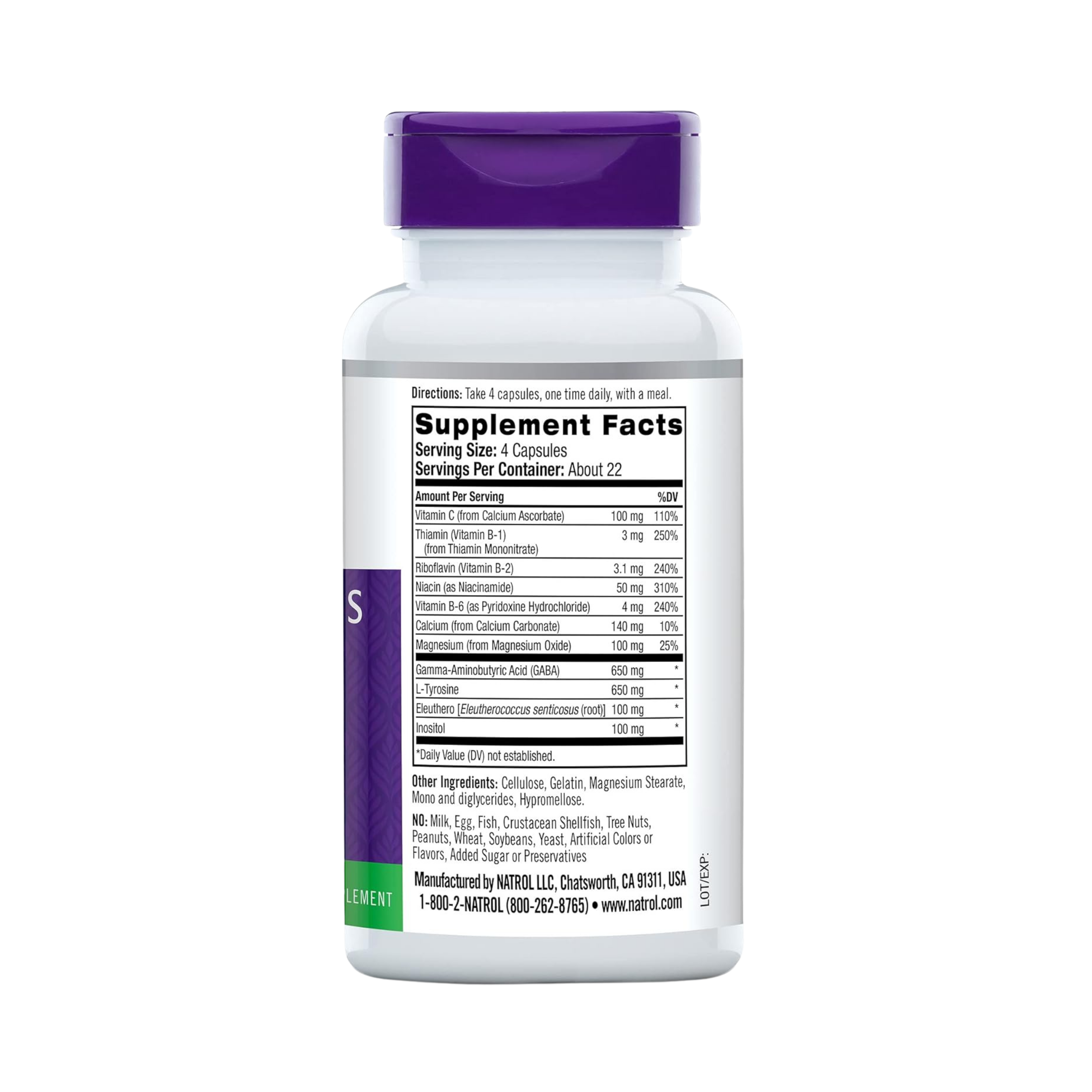 Natrol, Stress Formula, 90 Capsules