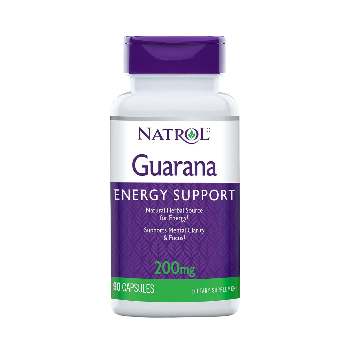 Natrol, Guarana, 200 MG, 90 Capsules